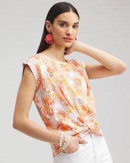Zenergy® Ruffle Neck Tank Product Image
