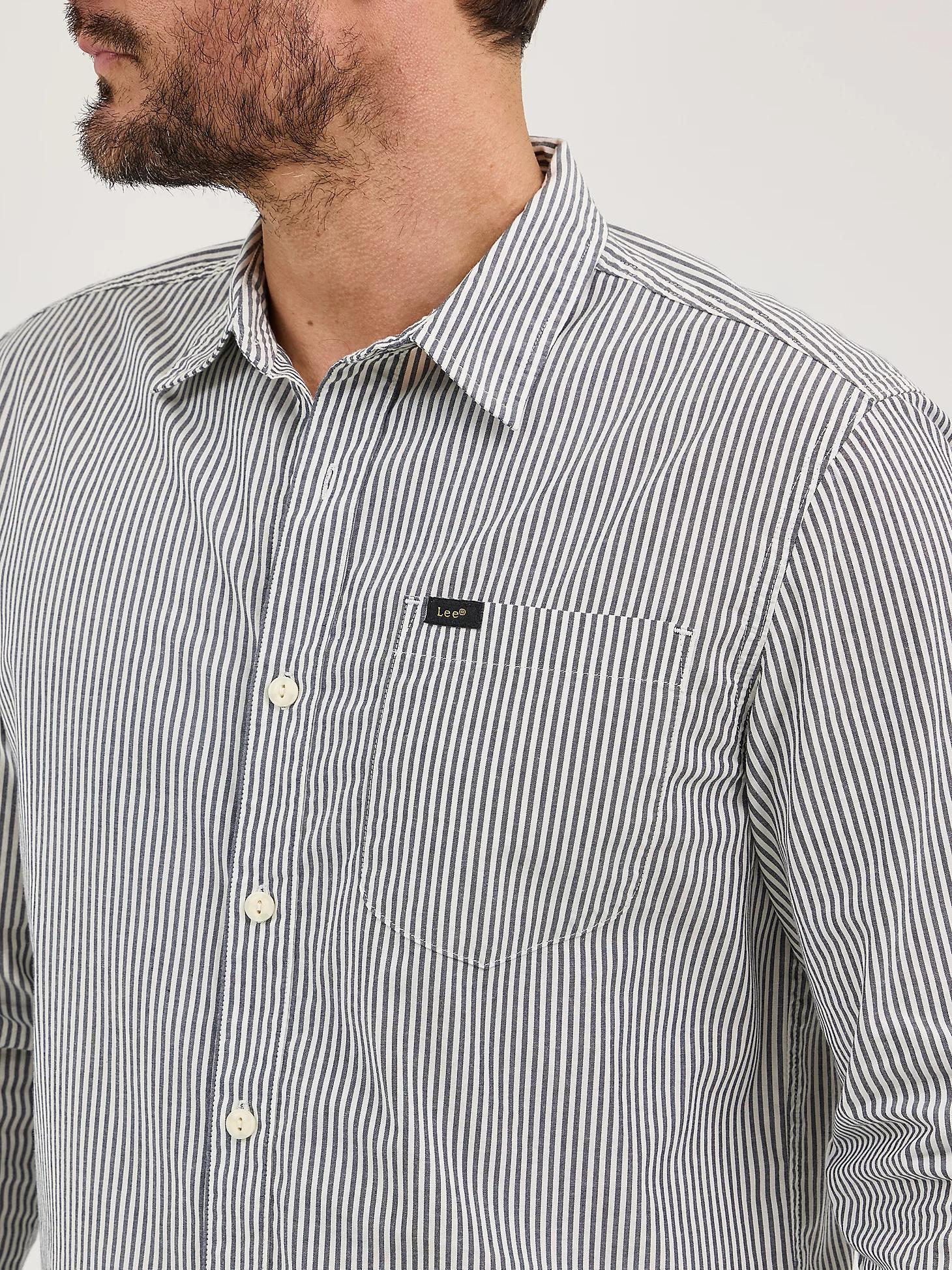 Men's Extreme Motion All Purpose Stripe Button Down Shirt | Men's Tops | Lee® Product Image