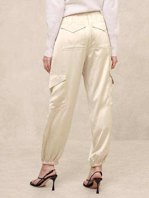 Satin Cargo Jogger Product Image