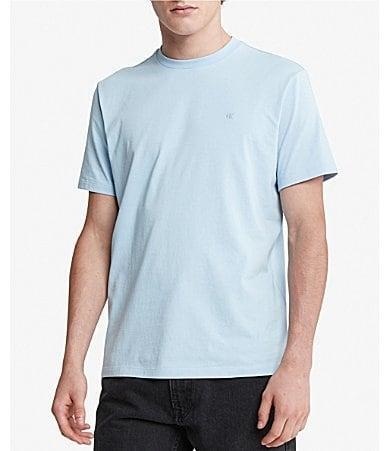 Calvin Klein Men's Smooth Cotton Monogram Logo T-Shirt - Grey - XXL Product Image