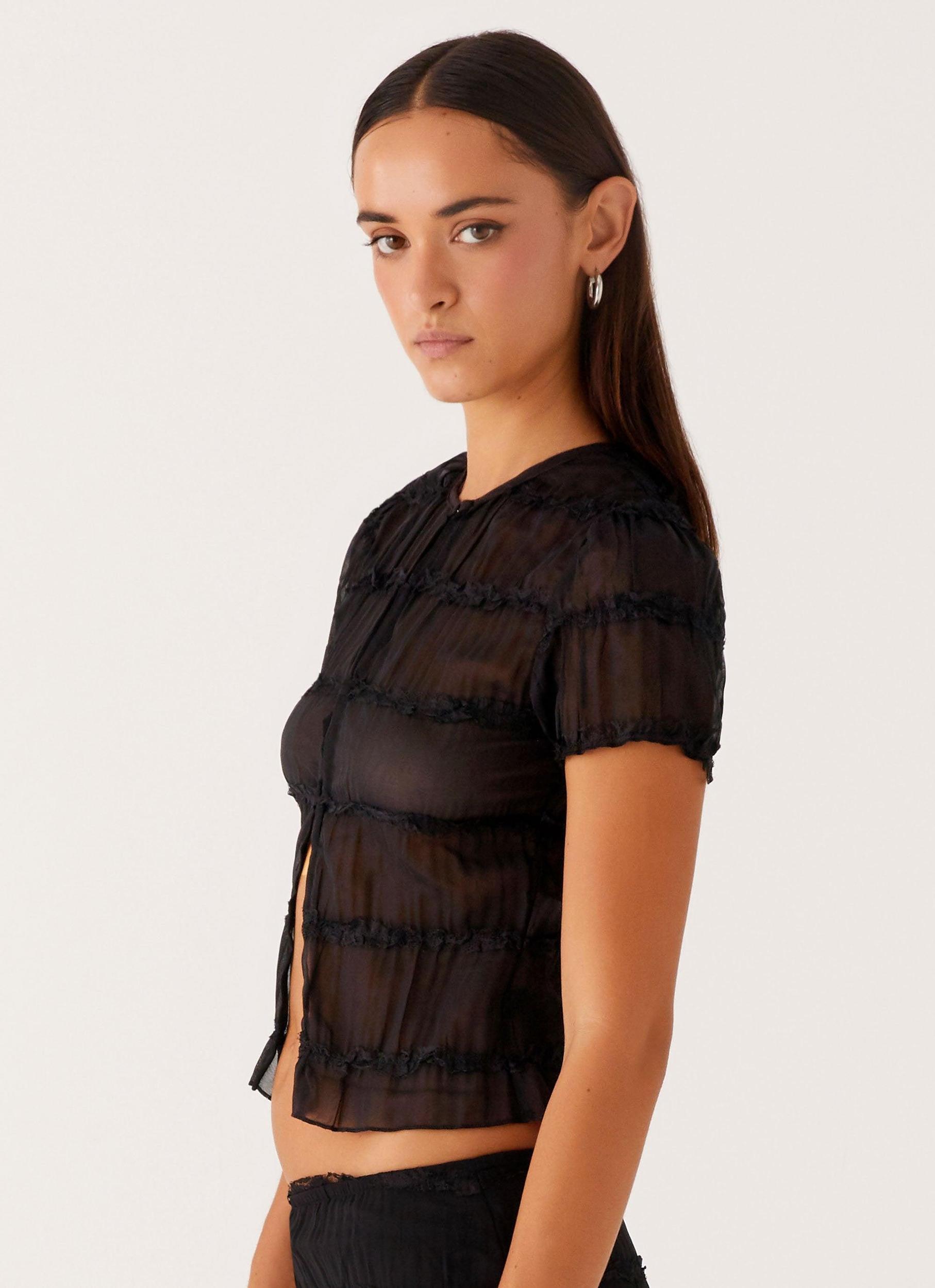 Daydreaming Top - Black Product Image