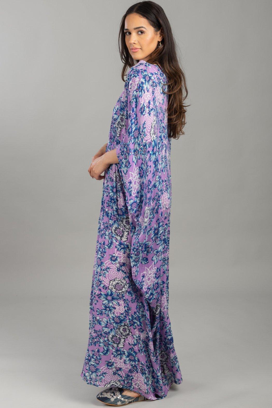 Floral Kaftan Maxi Dress Product Image
