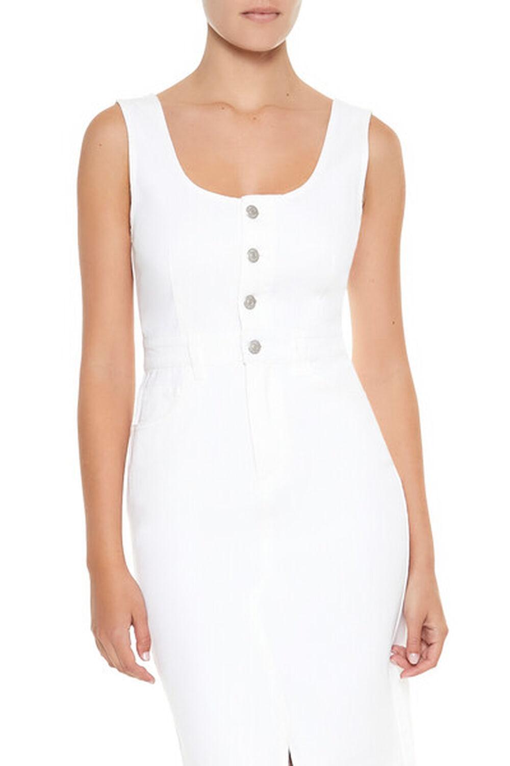 Sleeveless Denim Midi Dress | Forever 21 Product Image