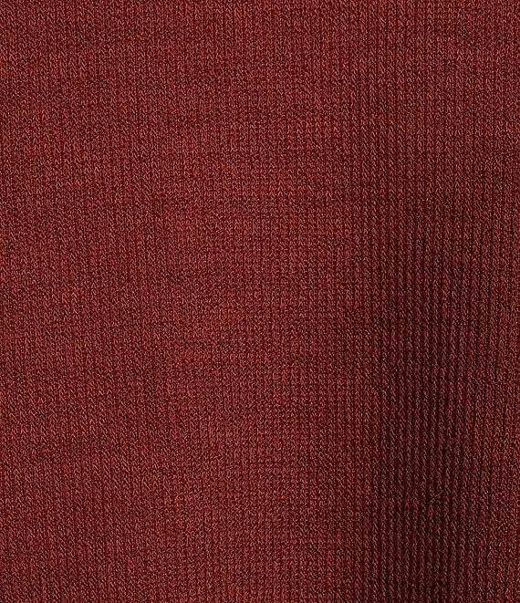 Blu Pepper Long Sleeve Collared Raw Edge Knit Top Product Image