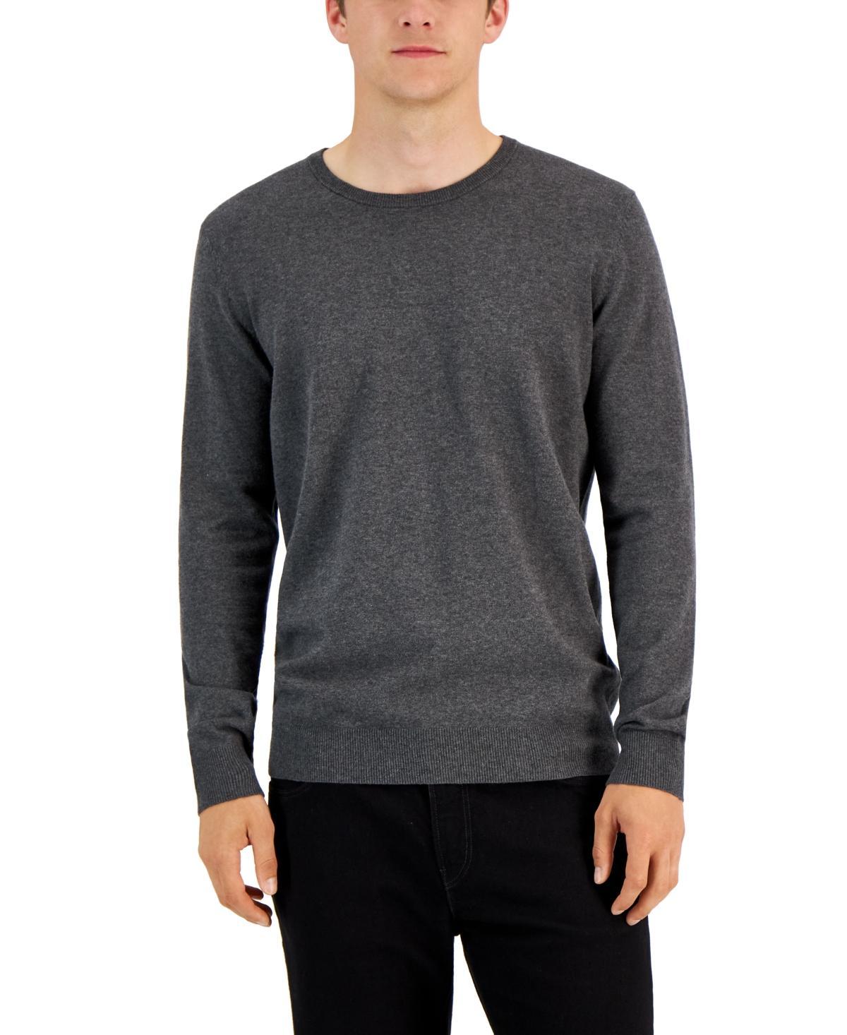 Alfani Mens Solid Crewneck Sweater, Created for Macys Product Image