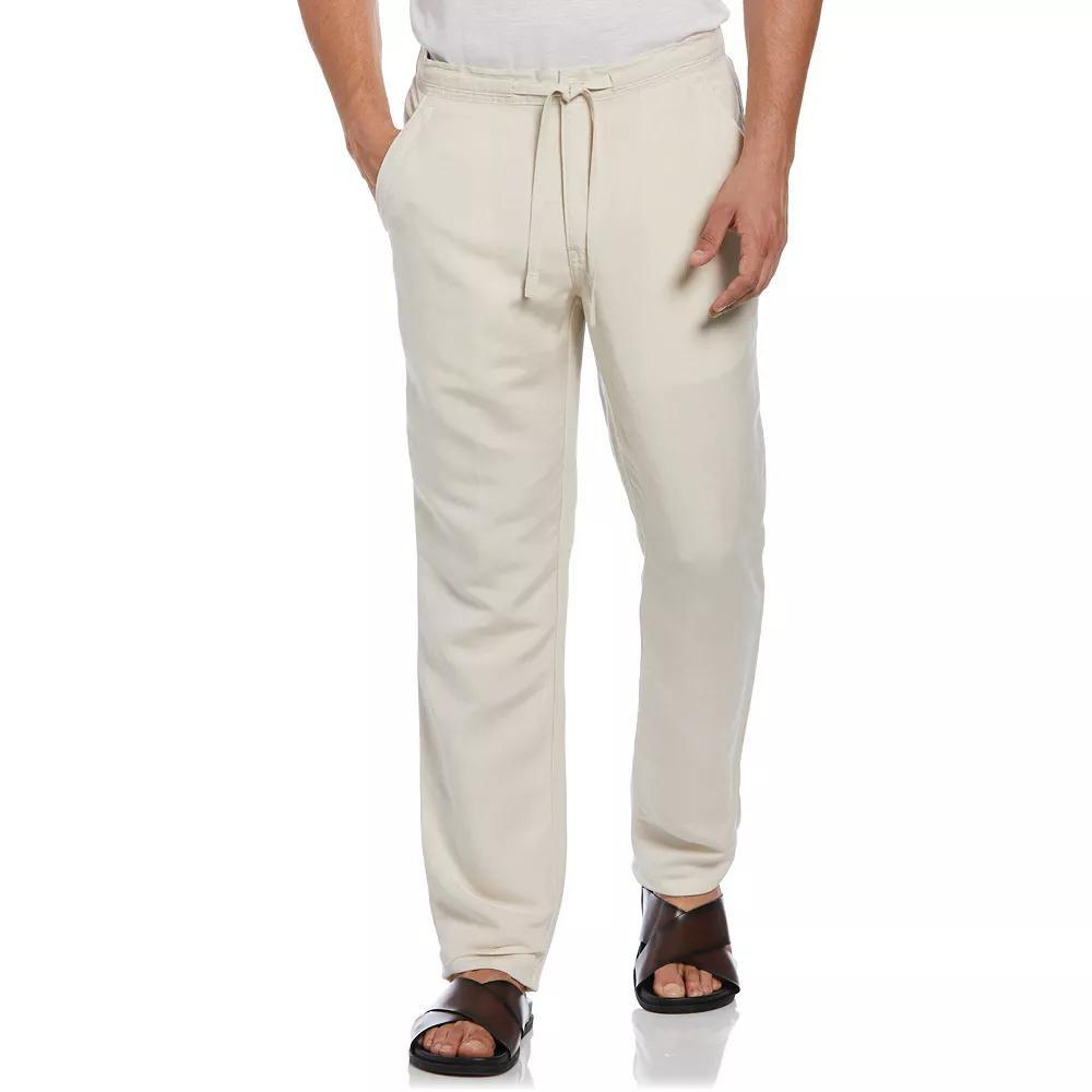 Men's Cubavera Linen Blend Drawstring Pants, Size: XXLARGE 32, Silver Product Image