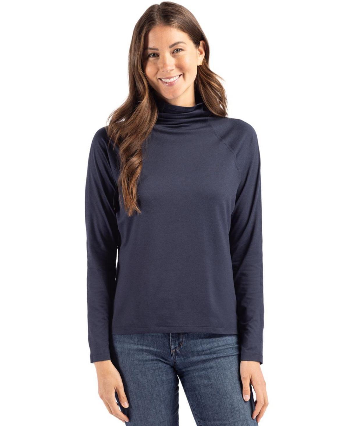 Cutter & Buck Womens Coastline Epic Comfort Eco Recycled Funnel Neck Product Image