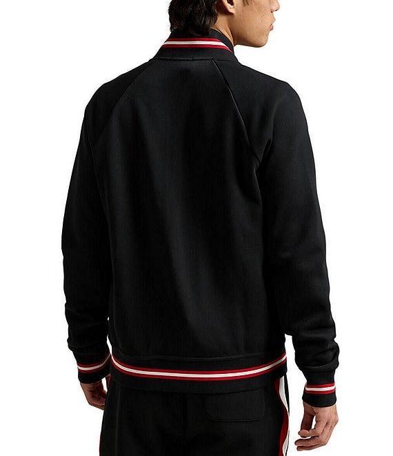 Polo Ralph Lauren Racing Stripe Double-Knit Bomber Jacket Product Image