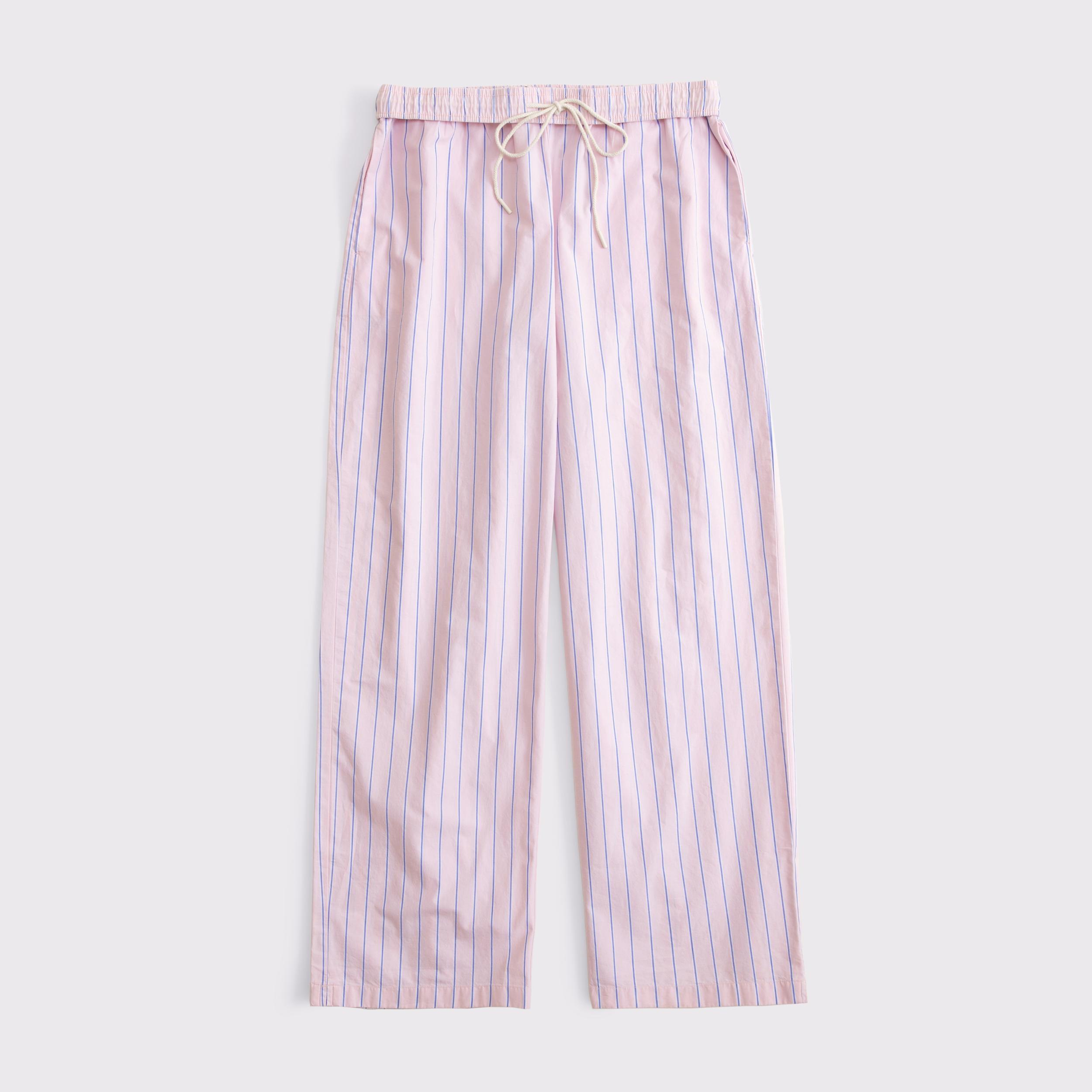 Poplin Wide Leg Pull-On Pant Product Image