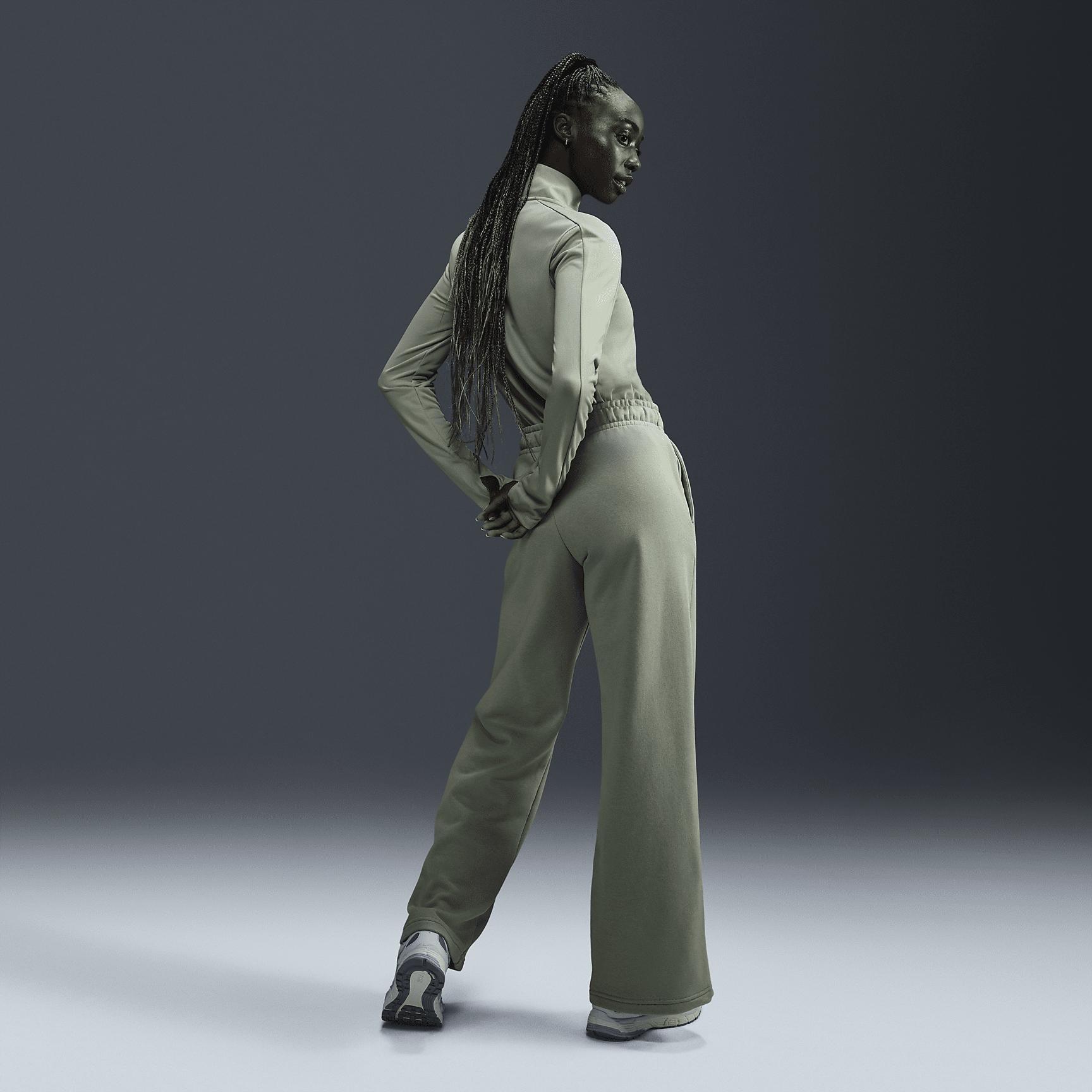 Nike Sportswear Club Fleece Women's Mid-Rise Wide-Leg Sweatpants Product Image