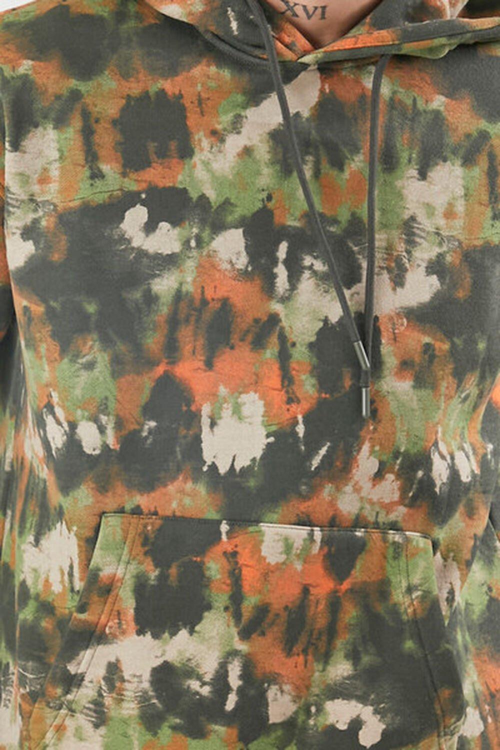Abstract Print Drawstring Hoodie | Forever 21 Product Image