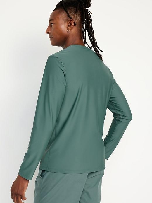 Long-Sleeve Rashguard Swim Top Product Image