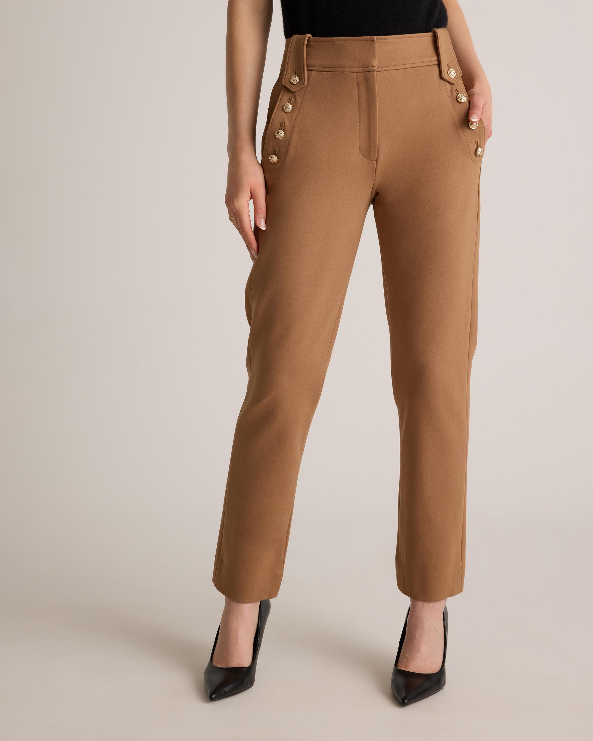 Quince | Women's Ultra-Stretch Ponte Straight Leg Mariner Pants Rayon Product Image