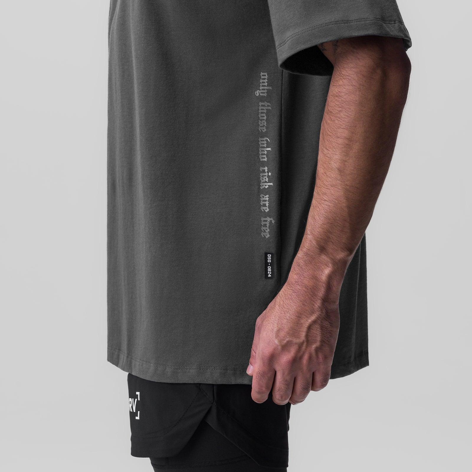0797. Tech Essential™ Relaxed Tee - Black "Brush Wings/ASRV" Product Image