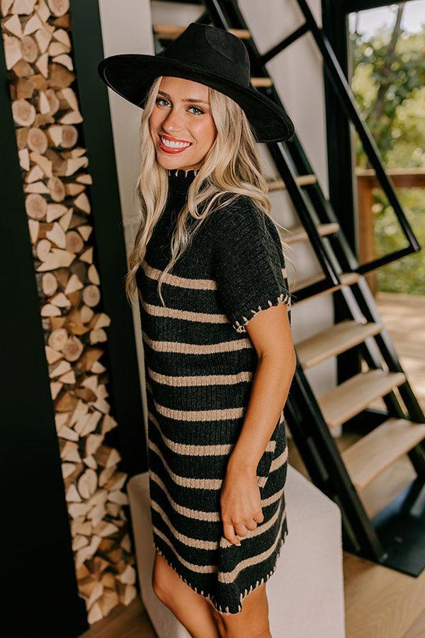 Park Avenue Cutie Stripe Sweater Dress Product Image