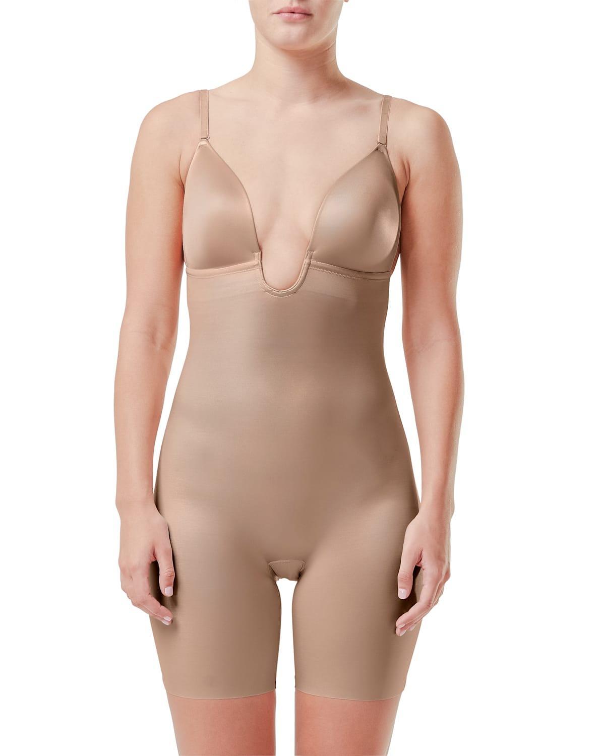 Spanx Suit Your Fancy Plunge Low-Back Mid-Thigh Bodysuit Product Image