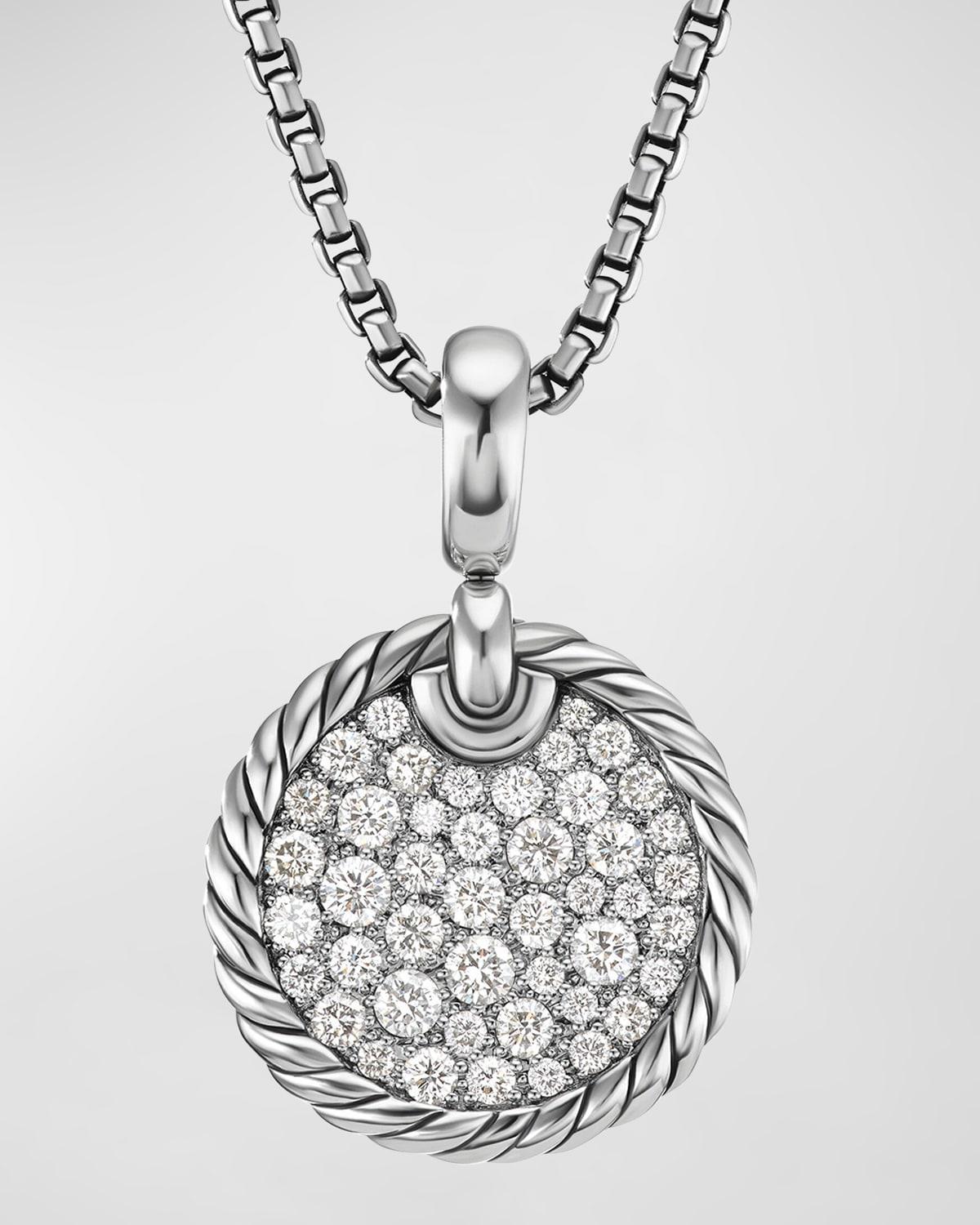 David Yurman Sterling Silver Dy Elements Pave Diamond Pendant Product Image