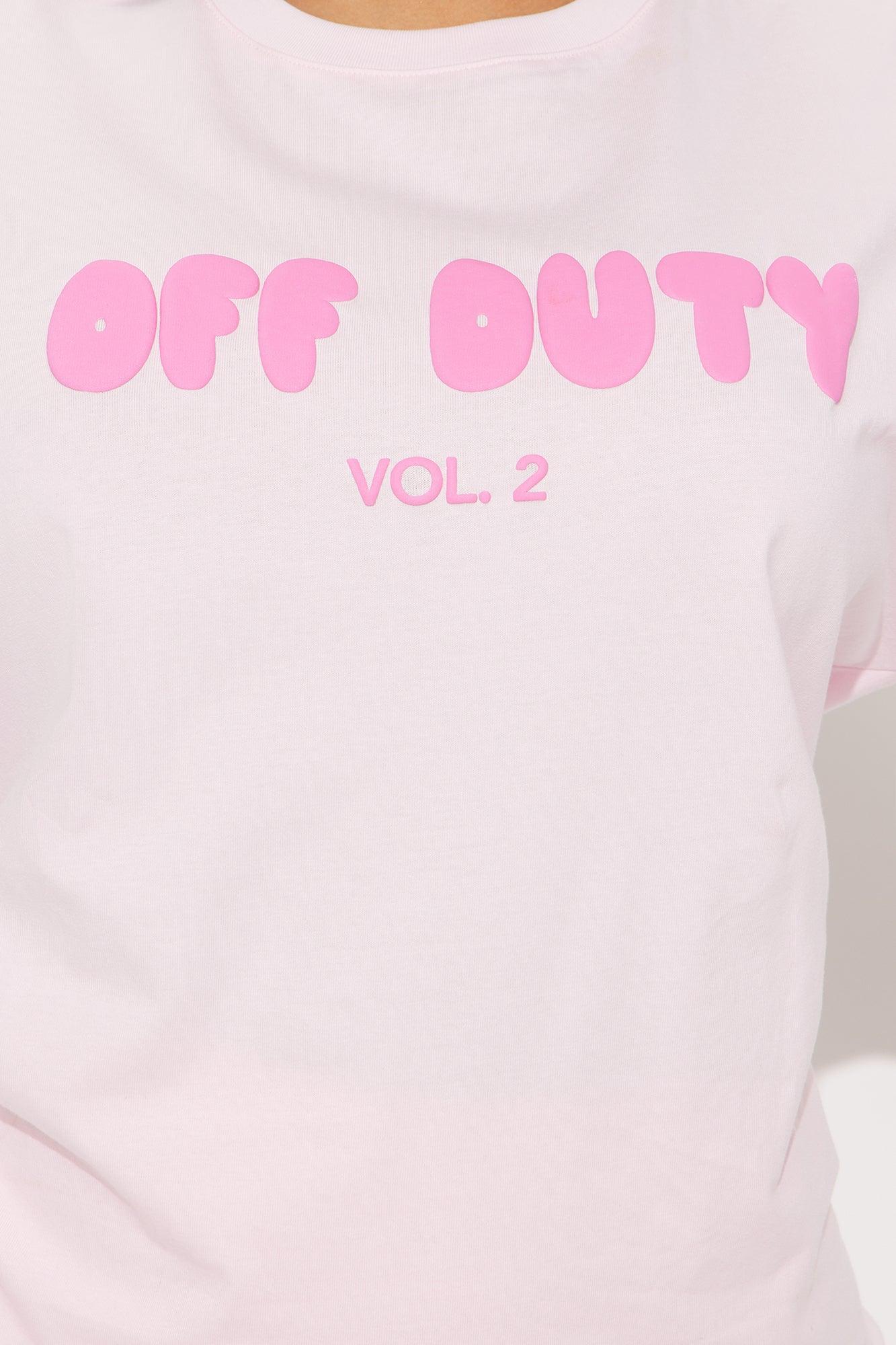 Off Duty Biker Short Set - Pink Product Image