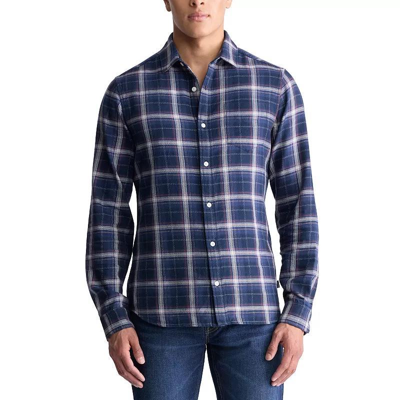 Mens Buffalo Jeans Flannel Green Plaid Product Image