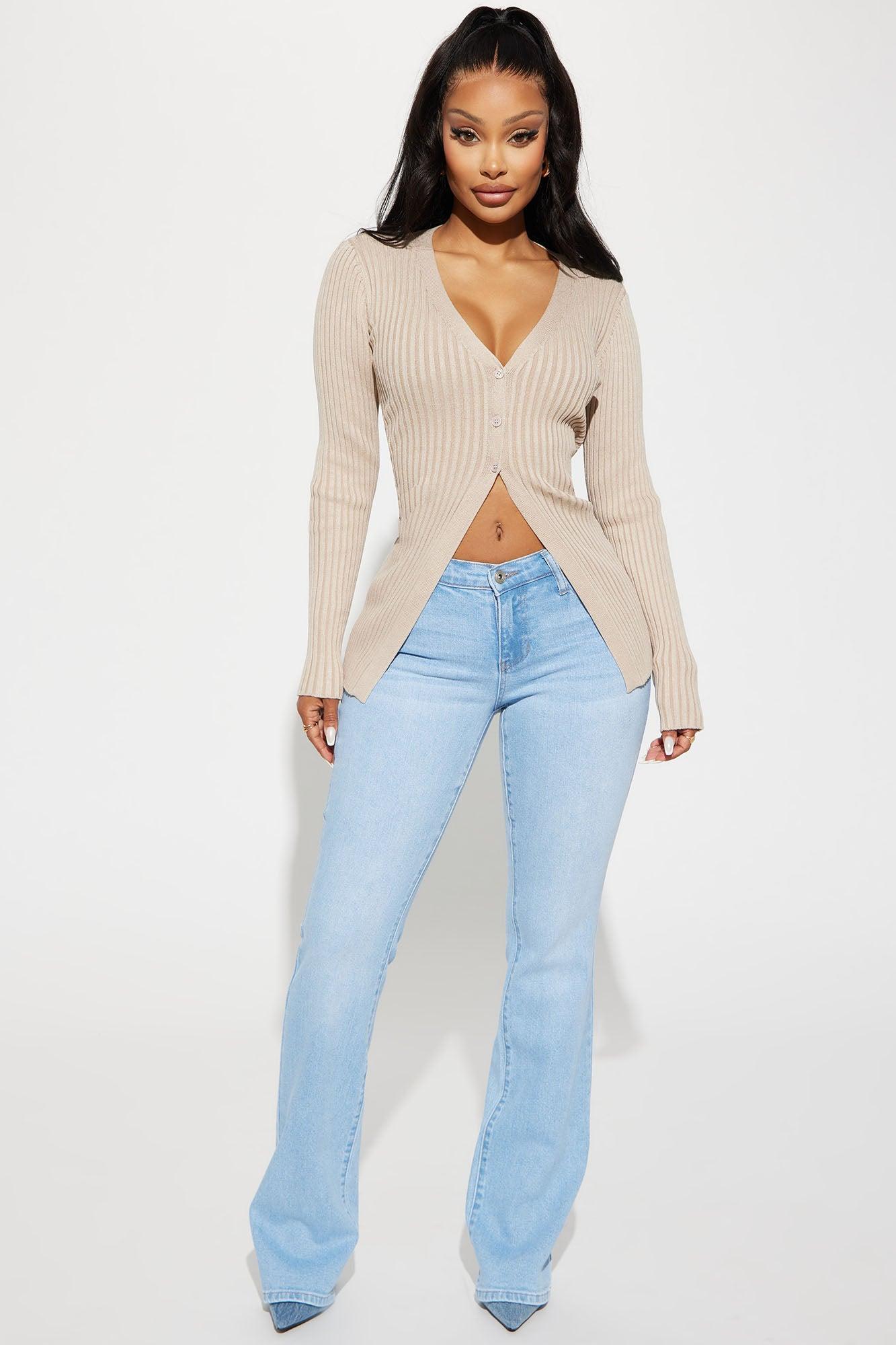 Haylie Cardigan - Oatmeal Product Image