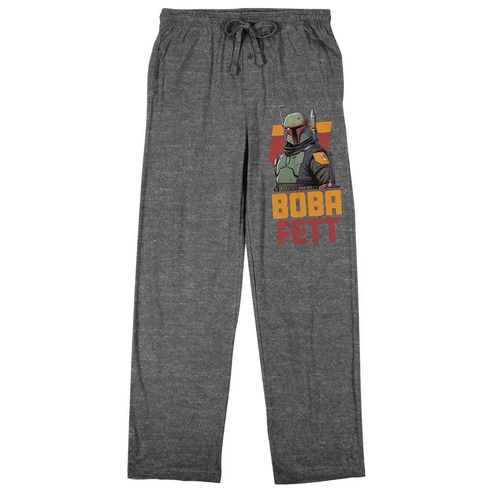 Men's Boba Fett Classic Sleep Pants, Size: Medium, Gray Product Image