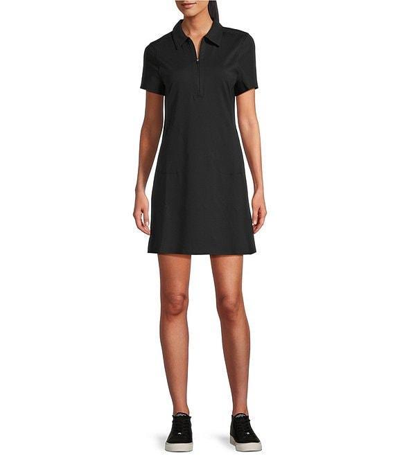 Tommy Bahama Abby IslandZone® Polo Collar Short Sleeve Dress Product Image