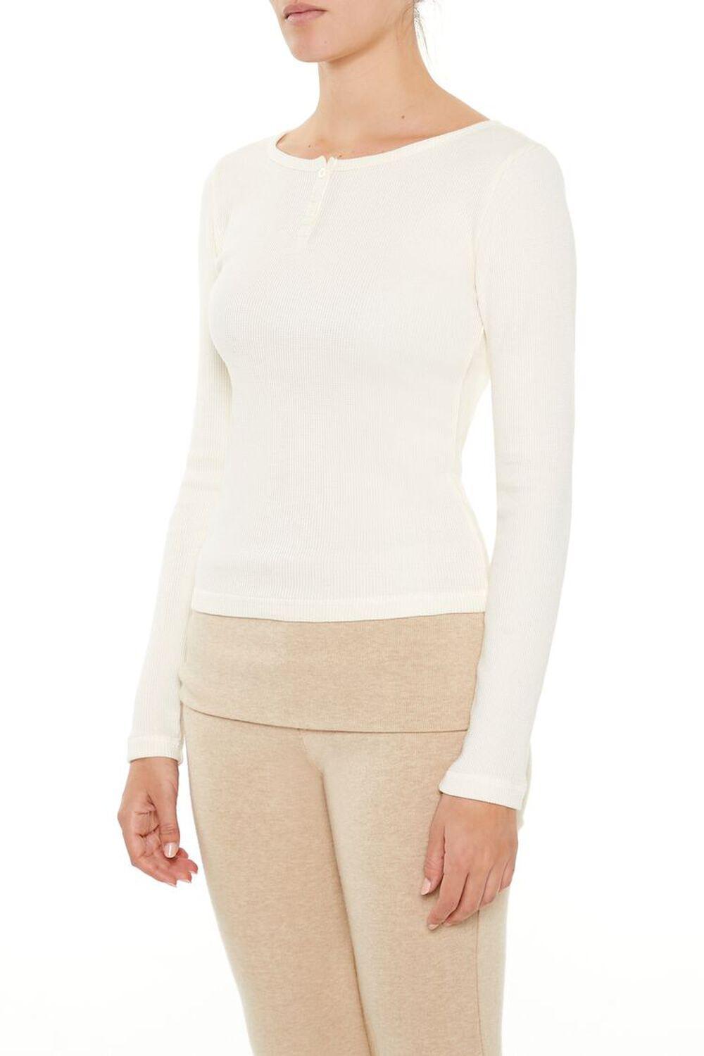 Thermal Long-Sleeve Henley Top | Forever 21 Product Image