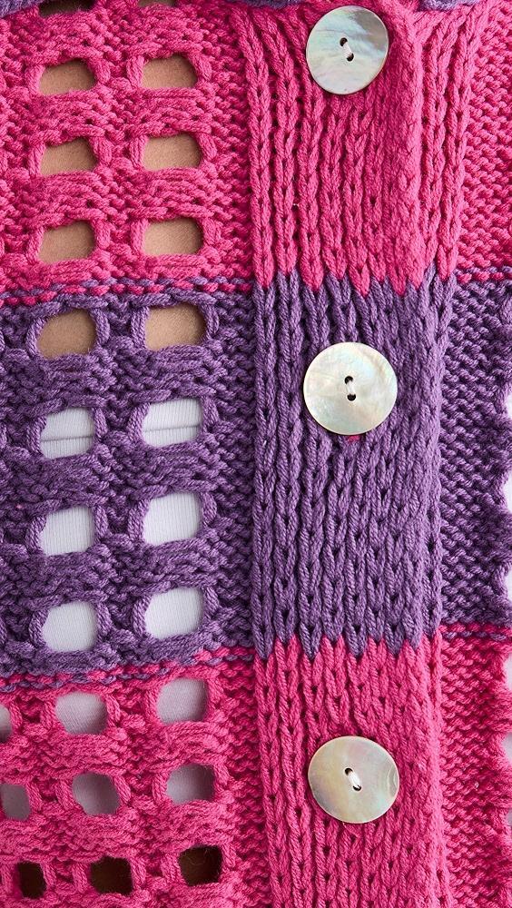 Little Lies Violet Crochet Top | Shopbop Product Image
