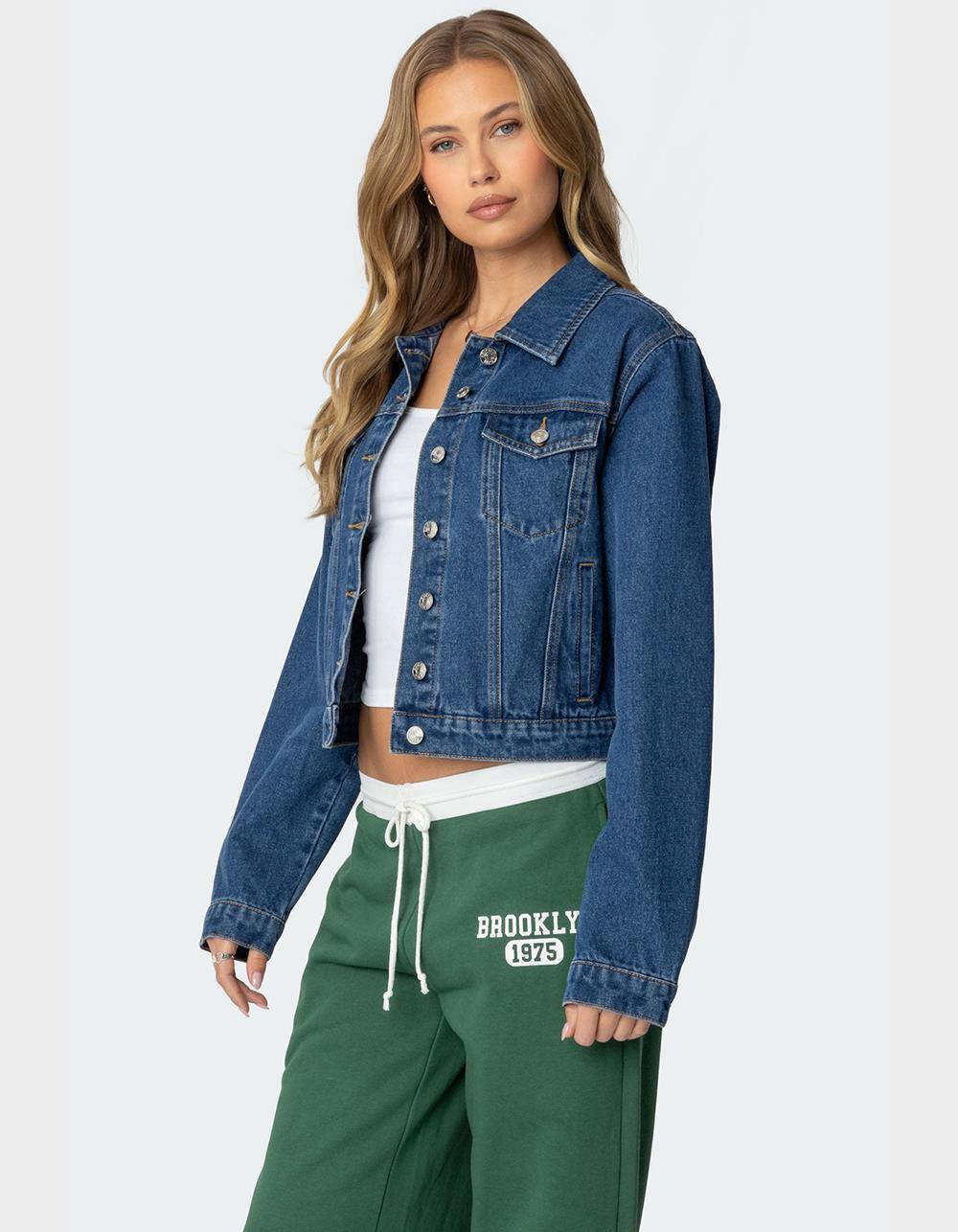 EDIKTED Barb Denim Jacket Product Image