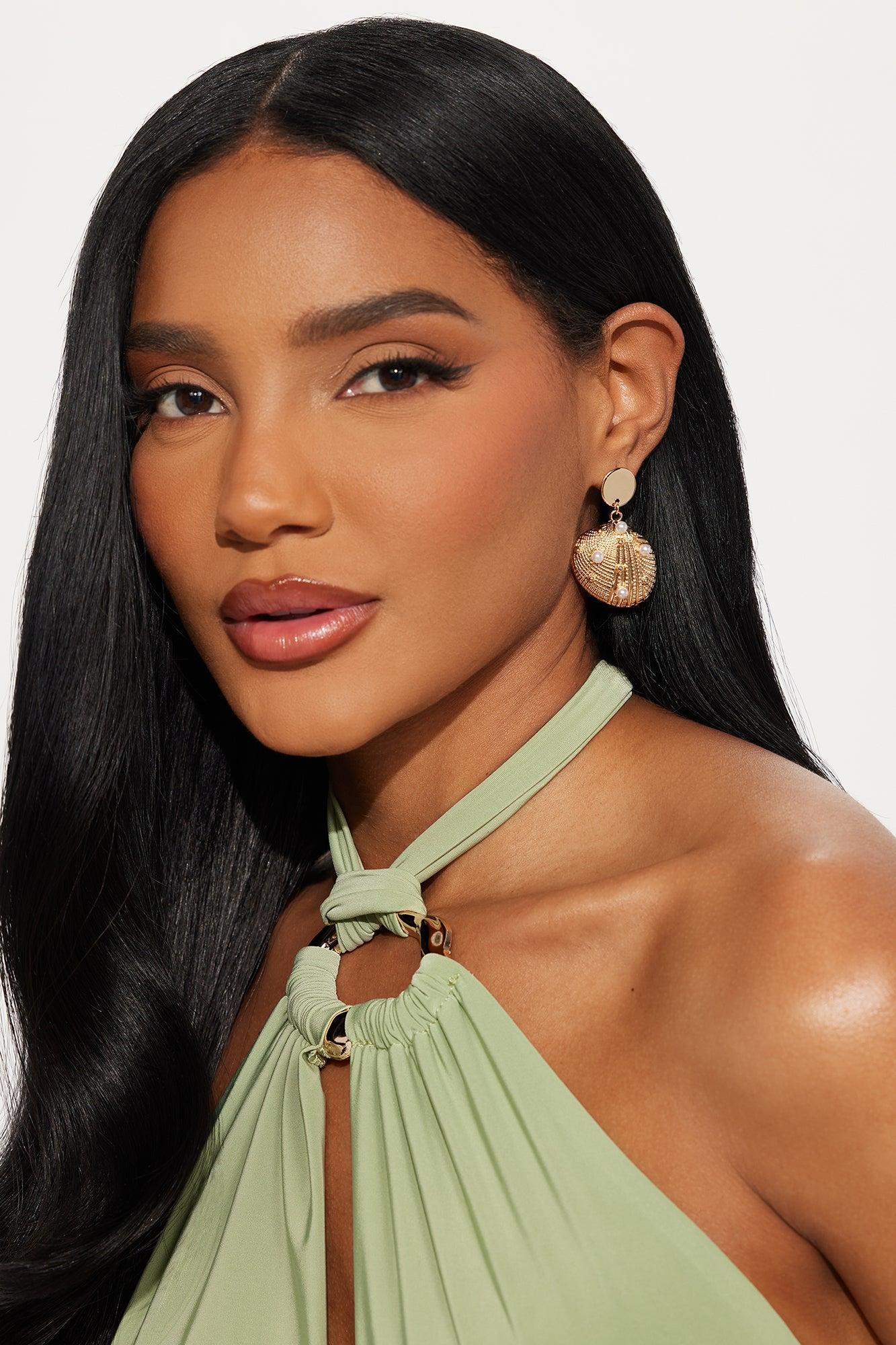 Sea Shore Earrings - Gold Product Image