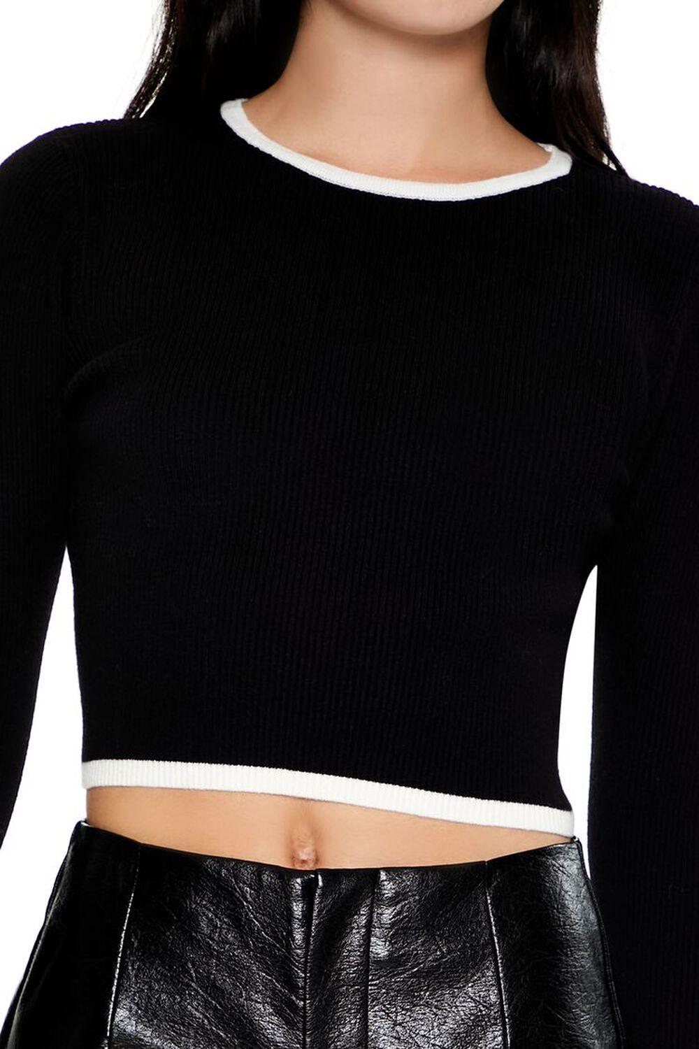 Cropped Rib-Knit Sweater | Forever 21 Product Image