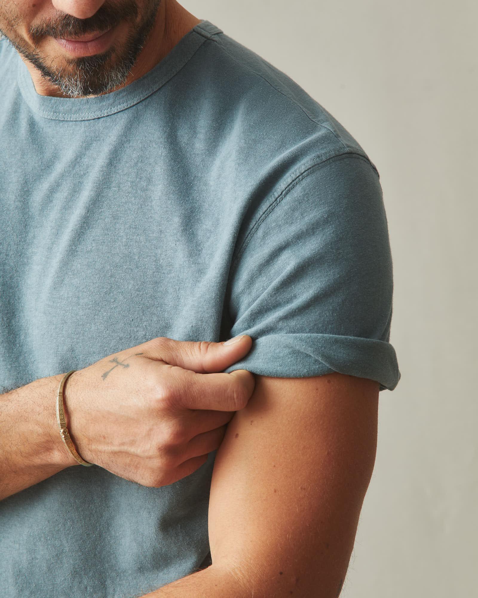 Men's Hemp Jersey Crew Tee - Trooper Product Image