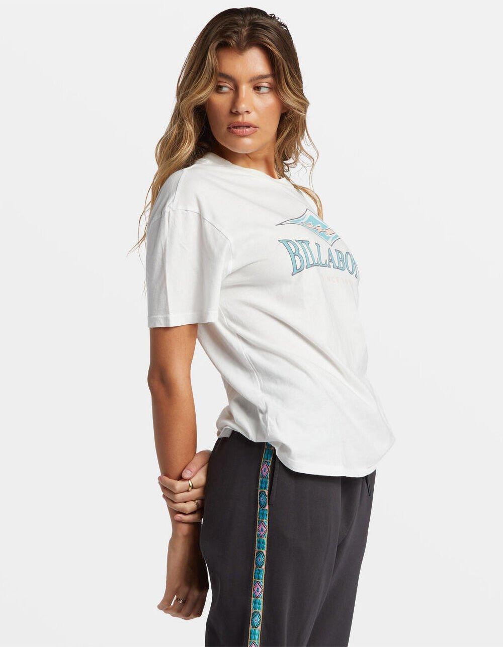 BLILABONG Heritage Diamond Womens Oversized Tee - WHITE Product Image