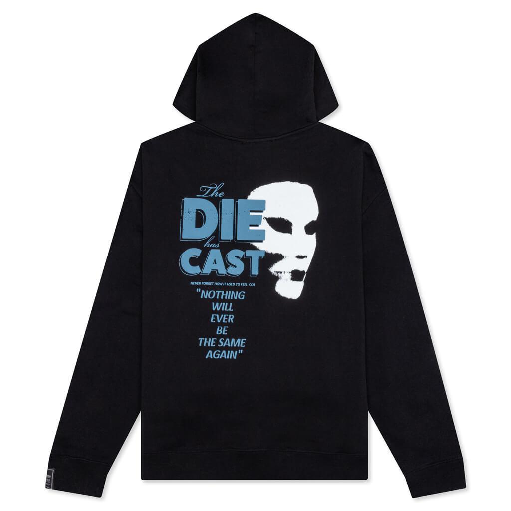 Regular Fit Hoodie Die Cast Print - Black Male Product Image