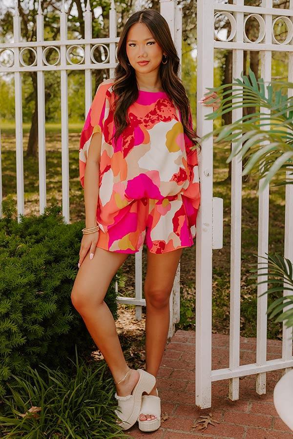 On Vacay Time Caftan Top Product Image