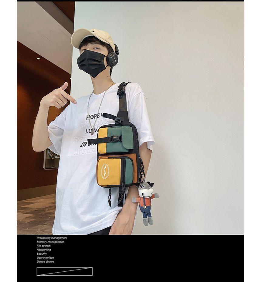 Color Block Nylon Belt  Bag Product Image