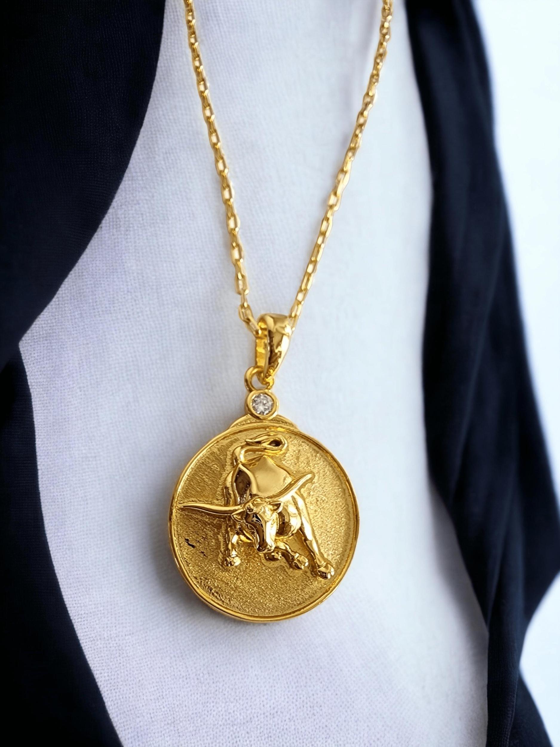 Zodiac Taurus Necklace Female Product Image
