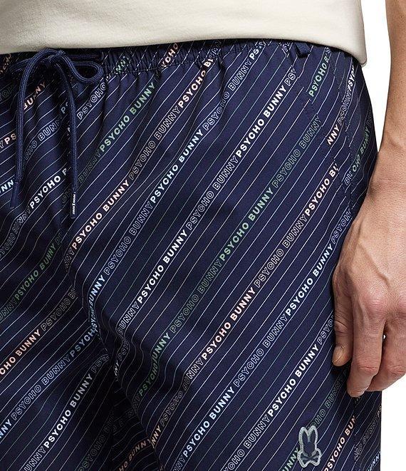 Psycho Bunny 5.75#double; Inseam Renmark Print Swim Trunks Product Image