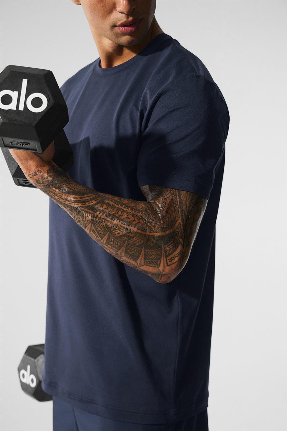 Conquer Reform Crewneck Short Sleeve - Navy Product Image