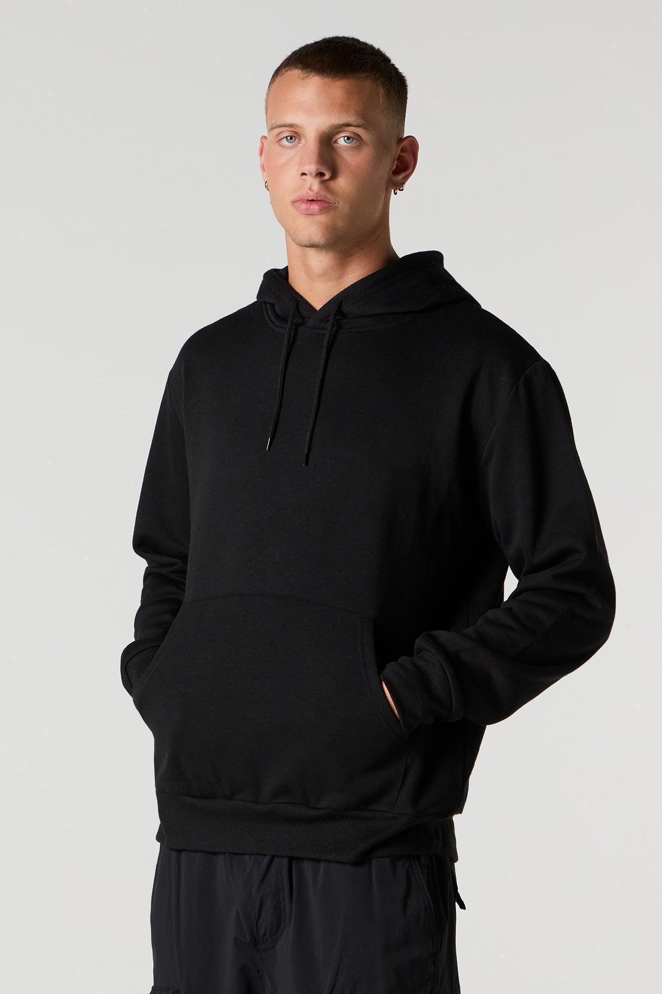 Everyday Solid Fleece Hoodie Male Product Image