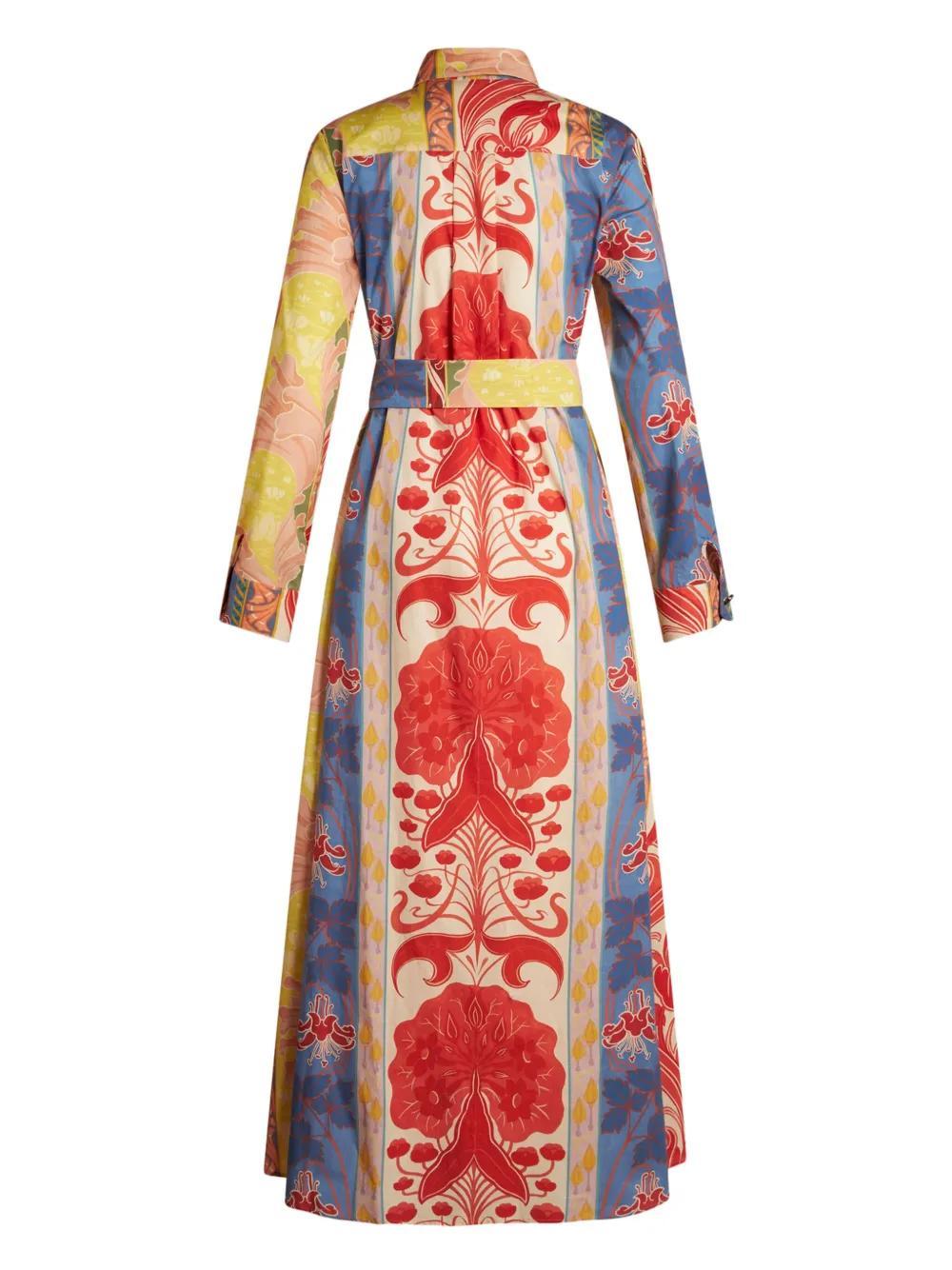 Summer cotton-blend shirt dress Product Image