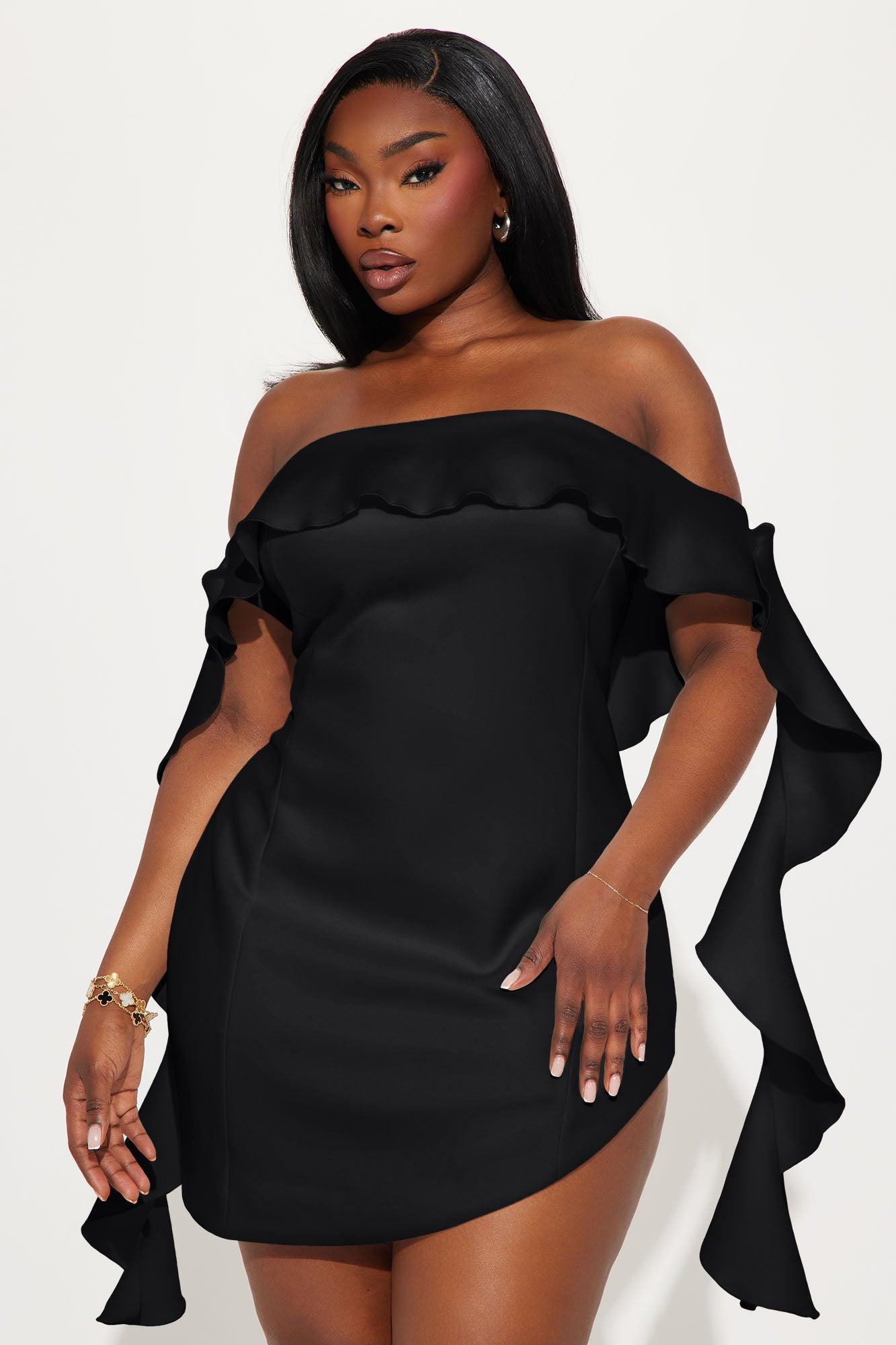 Carolina Mini Dress - Black Product Image