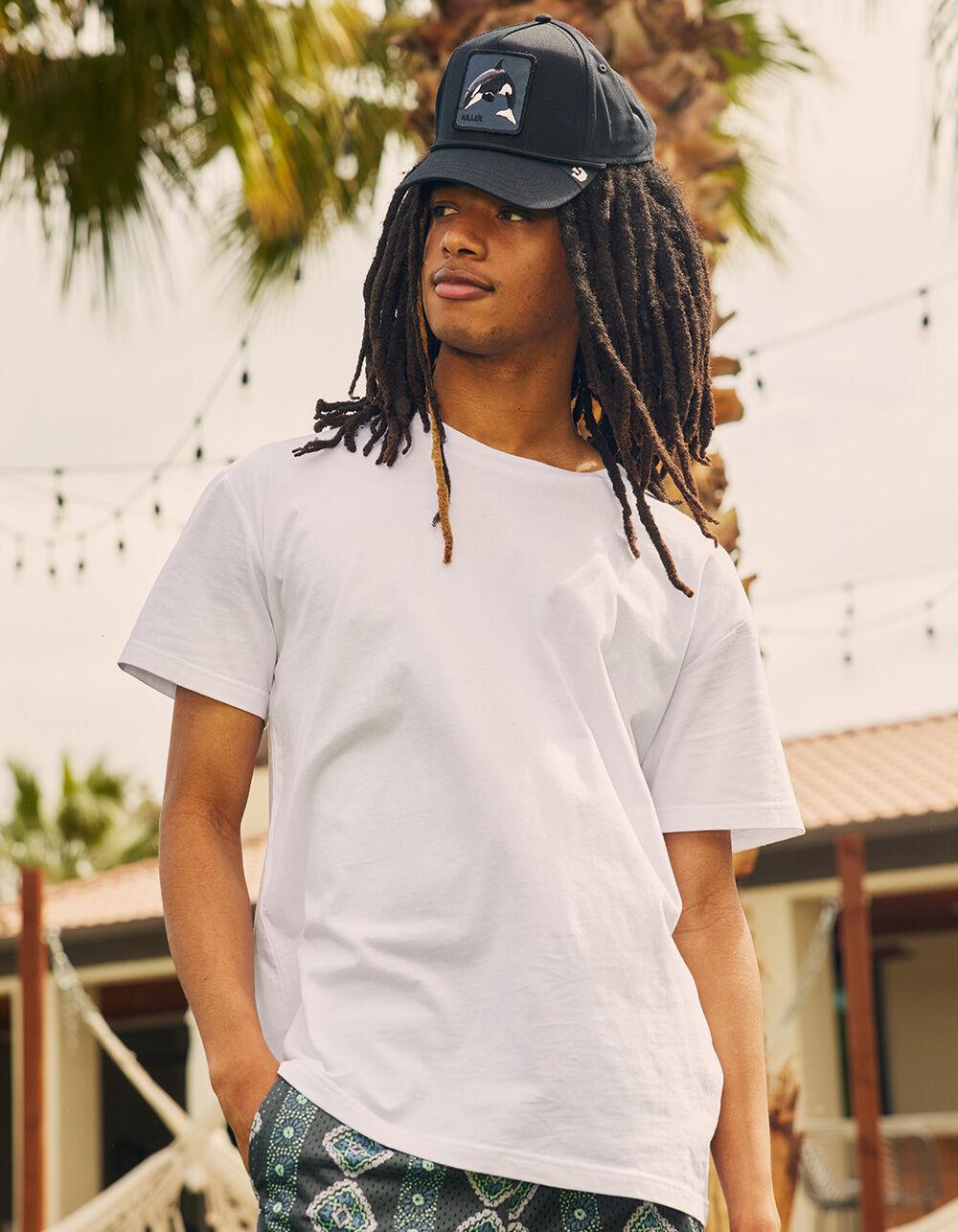RSQ Mens Oversized Solid Tee - OFF WHITE Product Image