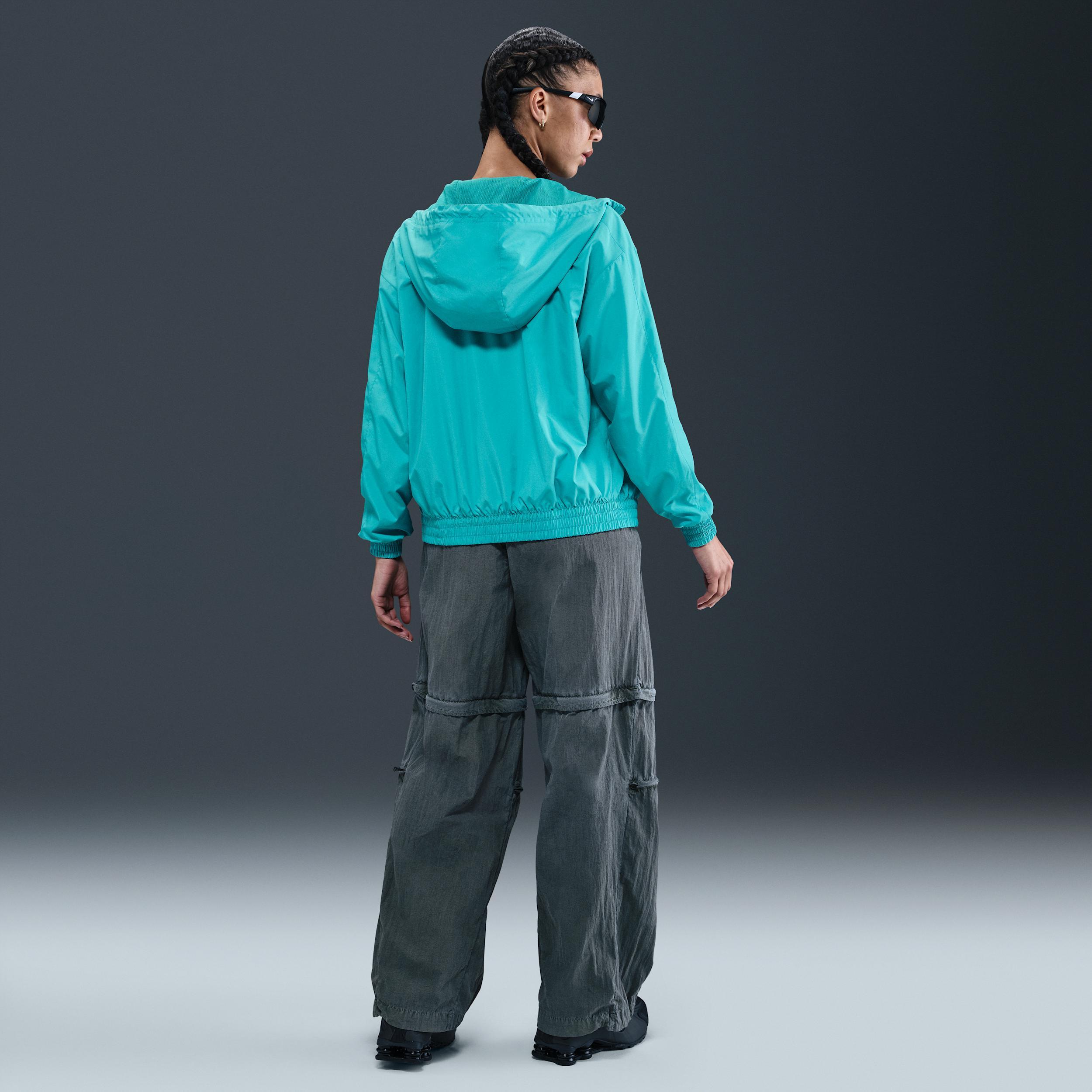 Women's Nike Sportswear Classic Wovens Loose UV Protection Hooded Jacket Product Image