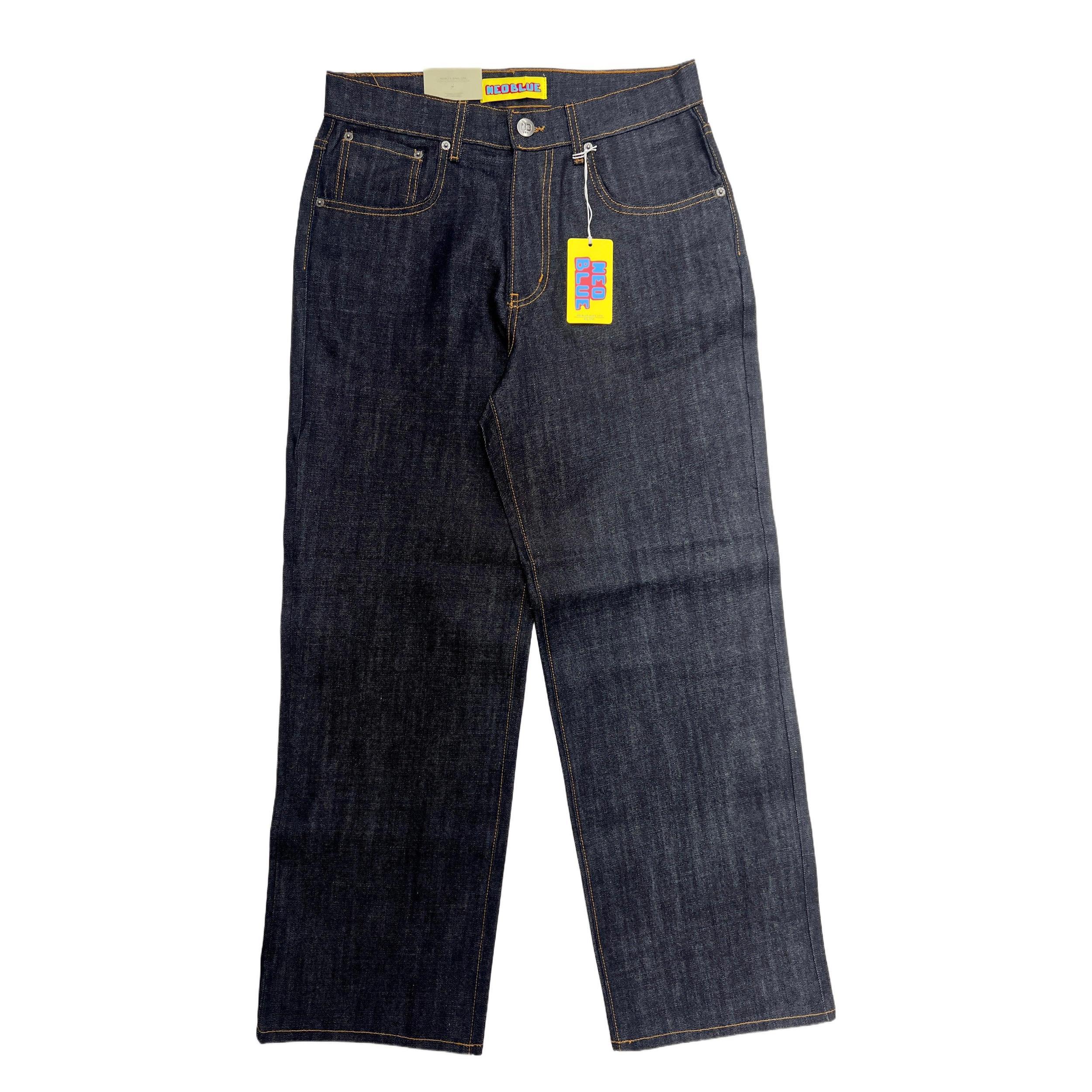 Neo Blue Baggy Pants Male Product Image