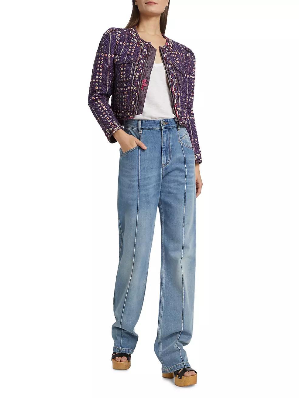 Christy Printed Cotton Jacket Product Image