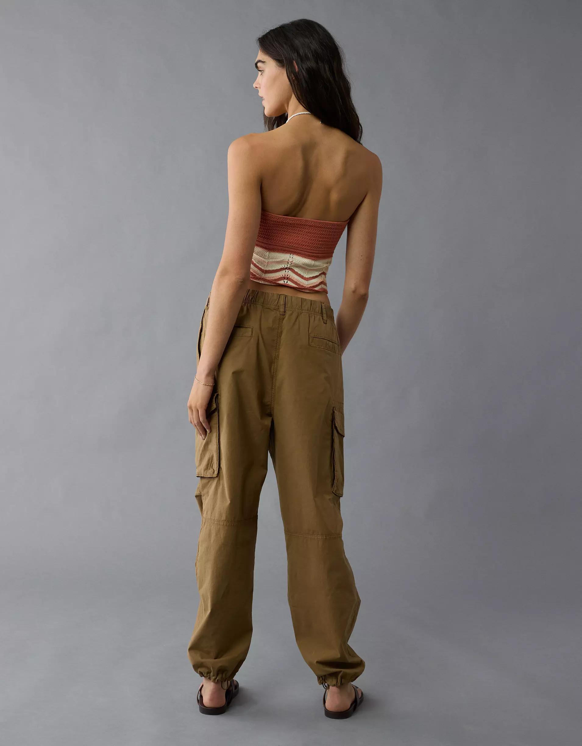 AE Cropped Chevron Crochet Tube Top Product Image