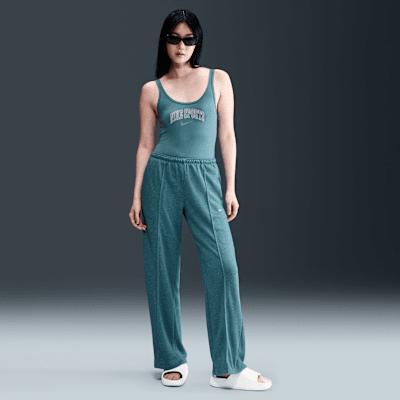 Nike Sportswear Chill Terry Women's Mid-Rise French Terry Open-Hem Sweatpants Product Image