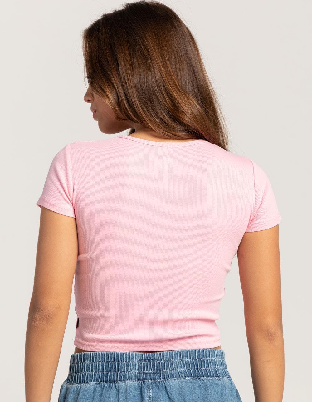 FIVESTAR GENERAL CO. Womens Knit Top - LIGHT PINK Product Image