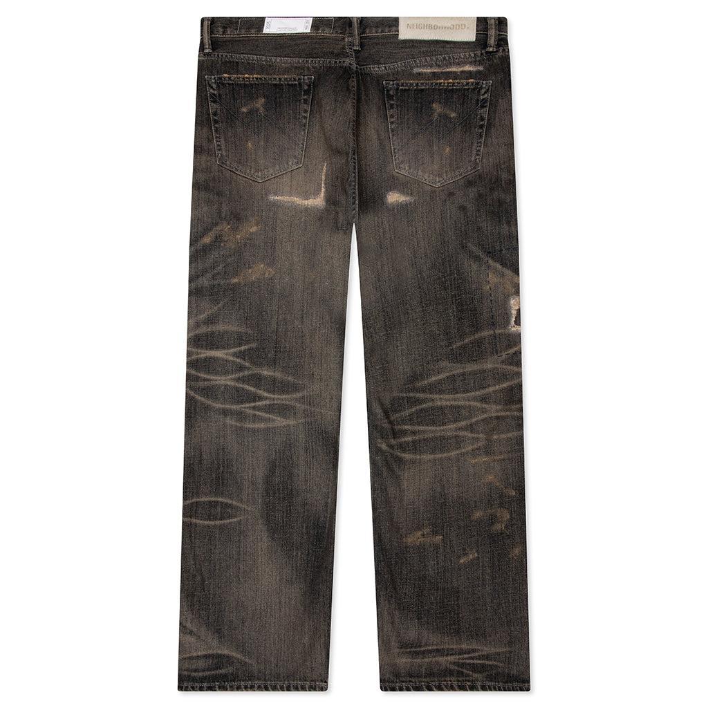 Savage Denim DP Wide Pants - Black Male Product Image